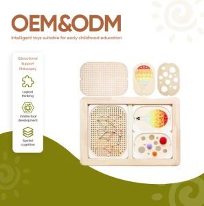 3-6 Years Multiple Styles Sensory Touch Matching Learning Sensory Game Desktop Wooden Tray Board Wooden Sensory Game Board Set