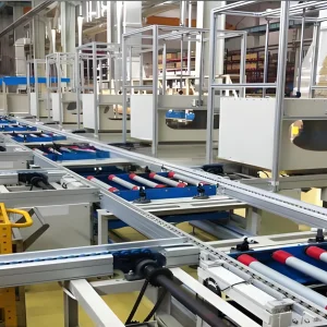 Flexible Modular Roller Conveyor System for Automated Industrial Production