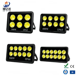 High Power LED Flood Light IP66 Waterproof 300W 400W 500W 600W COB LED Spotlight For Outdoor Lighting