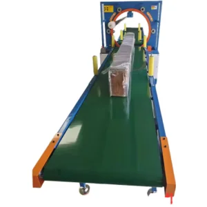 Horizontal Orbital Stretch Wrapping Machine Flow Aluminum Profile Packaging Machine