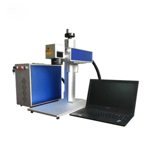 High Precision High Speed Smart Fiber Laser Marking Equipment with Computer Built-in