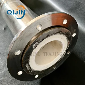 Wear Resistant Ceramic Lined Pipes for Coal Powder, Limestone, Fly Ash, Clinker Transport