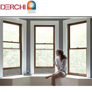 House Double Glazed Bay Windows Hurricane Impact Aluminum Bow Windows