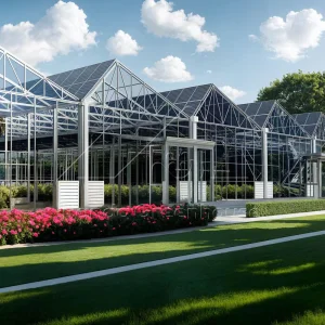 Integrated Solar Panel Greenhouse Hybrid Power System