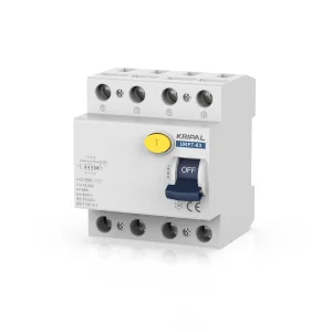 Kripal 63A 30mA Disjuntores de Vazamento de Terra 4 Polo 63 AMP Disjuntores Magnéticos Tipo AC RCCB RCD ELCB