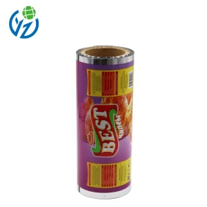 Custom Premium Custom Printed Aluminum Foil Snack Packaging Film