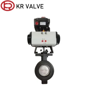Wholesale Pneumatic Triple offset high performance Butterfly Valve With Positioner Manufacturer, Factory