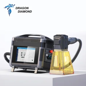 Portable 20W 30W Marking Machine Handheld Marking Machine with Battery for PVC Plastic Stainless Steel Metal Fiber Marking