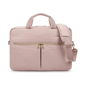 Bolsa de hombro para tabletas de viaje grande de color rosa 17.3 impermeable