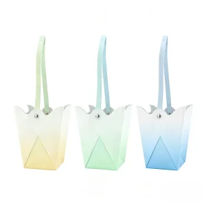 Custom Printed Flower Handbags - Eco-Friendly Promotional Gift &amp; Retail Packaging