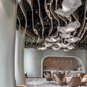 Modern Luxury Crystal Chandelier Hotels Office Lobby Restaurant Large Ceiling Pendant Lamps