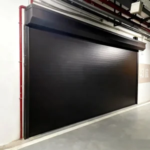 Remote Control Aluminum Flat Slat Roll up Door for Commercial Shopfront
