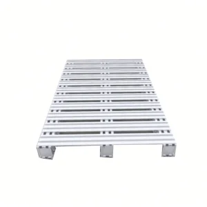 Customized Stackable Foldable Logistics Stainless Steel Pallet Warehouse Stacking Steel Pallet