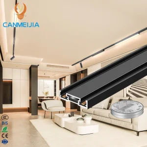 Ultra Thin New Design Modern Style Recessed Ceiling Magnetic Lights Indoor LED Track Lights Suspended Line Lights/Spotlights