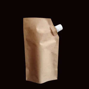 Custom Printed Stand Up Pouch Kraft Paper Packaging