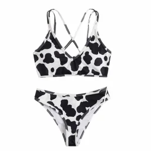 Summer Wear Women Bikini Sale Online New Trendy Beach Wear Ladies Bikini Set Customizable Solid Color Front Quick Dry