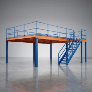 Steel Structure Platform Industrial Mezzanine Platform Heavy Duty Warehouse Storage Floor System