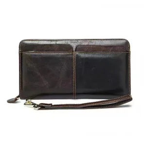 Real Leather Satchel