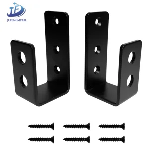 Manufacturer Customized Aluminum U Bracket with Stainless Steel Zinc-Plated Wall Mount Bracket
