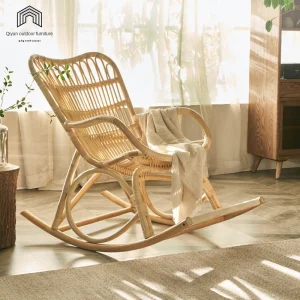 Modern Leisure Rattan Rocking Chair