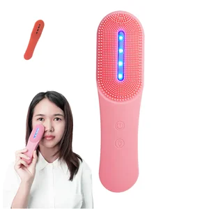 Sonic Rechargeable Facial Cleansing Brush Waterproof Silicone Pore Cleaner