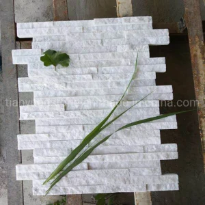 White Quartzite Stacked Stone