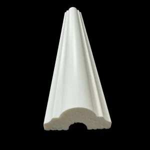 Banruo Floor Decoration White Waterproof Floor Fitting Base PS Simple Skirting Board