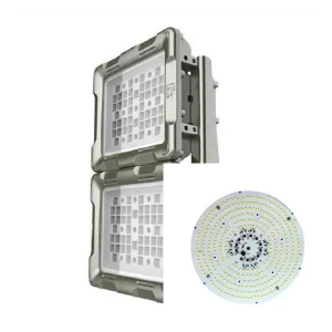 200W 300W 400W Luz de Alta Potência à Prova de Explosão IP66 Lâmpada LED Metálica de Inundação para Área de Petróleo e Gás em Área Perigosa Segurança Luz de Trabalho Montada na Parede