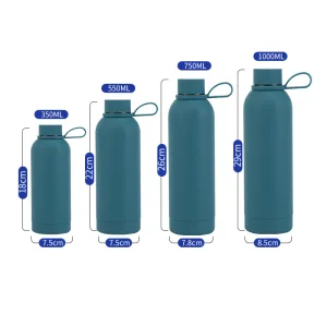 Outdoor New Handle Stainless Steel Space Bottle Portable Double Wall Vacuum