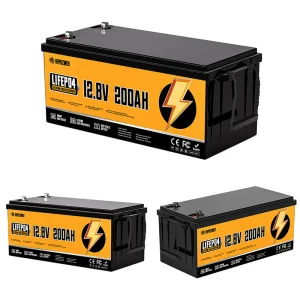 LiFePo4 Battery Pack 12V 24V 48V 100Ah 200Ah 300Ah 6000 Cycles Lithium Iron Batteries Built-in BMS RV Boat Home Use