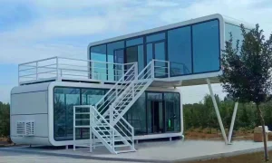 Cabaña de manzana oficina modular prefabricada