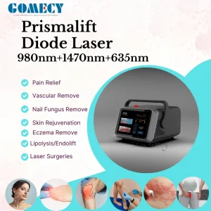 Gomecy Newest Medical 980nm 1470nm 635nm Diode Laser System for Endolift Wound Healing and Anti-Inflammatory Treatments Equipment