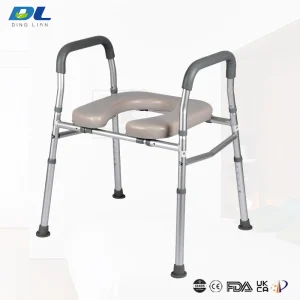 Dinglian Dl-2016la High Strength Commode Handrail for Bariatric Patients Heavy Duty Toilet Grab Bars