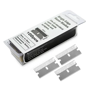 Single Edge Industrial Razor Blades 100 PCS Pack