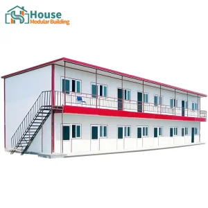 Wholesale A double-level T-configuration temporary housing unit