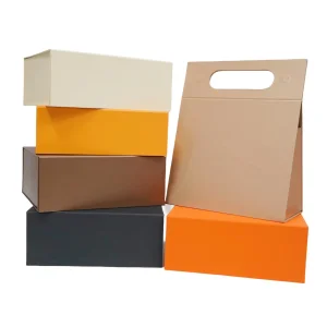 Caixas de presente dobráveis de papelão rígido com UV localizado