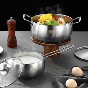 OEM ODM Stainless Steel Gas Electric Compatible Universal Soup Steamer Set