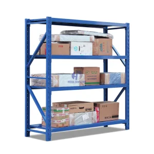 Heda Light/Heavy Duty Warehouse Shelves System Metal Iron Rack Garage Storage Racks Shelving Units Stacking Racks & Shelves
