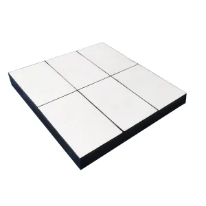 Chute Lined Zta Hpa 95% 92% Alumina Ceramic Wear Liner