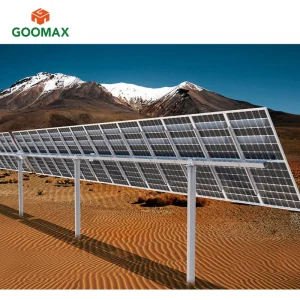 Goomax Solar Panel PV Tracking System Strong Ground Mounting Photovoltaic Panel for Stability