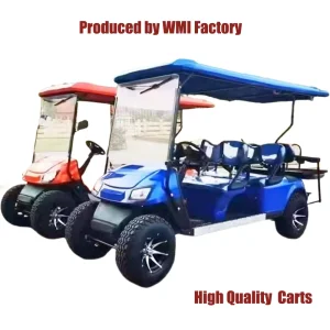 Resort Use Electric Golf Cart Shuttle Sightseeing Bus 4 Seaters Golf Cart