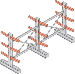 Smartlog Adjustable Cantilever Rack