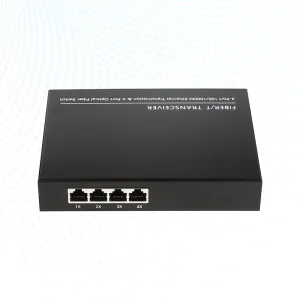 4 Port Fiber Media Converter SC