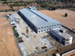 Prefabricated Steel Structure Candy Processing Plant