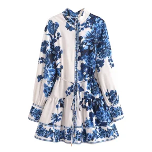 Fashion Women Long Sleeve Dress