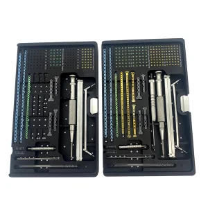 ALPS Mini Titanium Locking Plate System Kit 1.1  1.6mm Small Pet Orthopedic Veterinary Surgical Instruments Set