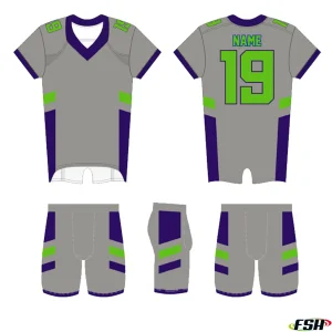 Buen precio uniforme de fútbol americano personalizado sublimado transpirable y duradero