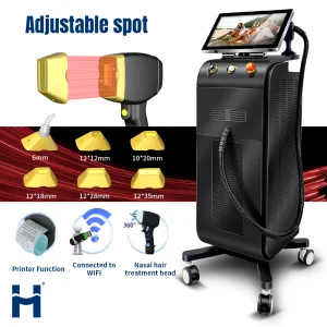 510K TUV CE ROHS MDSAP Ice High Power 1600-2000W 3 Waves 755 808 1064nm Hair Removal Beauty Salon Equipment Price