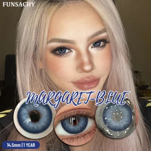 MARAGRET Series Fashionable Brown Contact Lenses 1 Pair of Big Eyes with Soft Eye Contact Lens