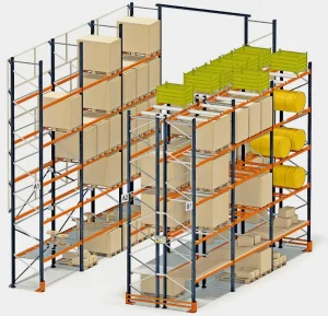 Warehouse Storage Heavy Duty Pallet Rack US Teardrop Pallet Racking System From China Supplier